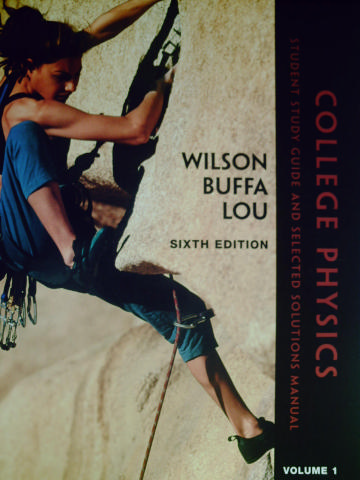 (image for) College Physics 6th Edition Student Study Guide Volume 1 (P)