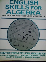 (image for) English Skills for Algebra Tutor Book & Resource Materials (P)