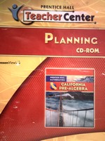 (image for) California Pre-Algebra TeacherCenter Planning CD-ROM (CA)(CD)