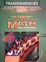 (image for) Middle Grades Math Course 3 Transparencies (P)