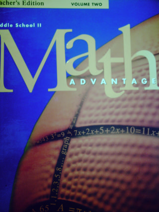(image for) Middle School II Math Advantage Gr 7 TE Volume 2 (TE)(H)