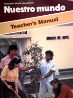 (image for) HBJ Nuestro Mundo Teacher's Manual (TE)(P)