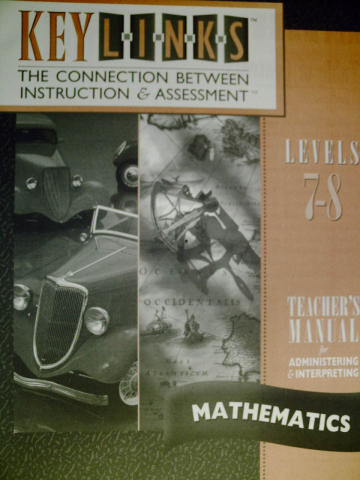 (image for) Keylinks Mathematics Levels 7-8 Teacher's Manual (TE)(P)