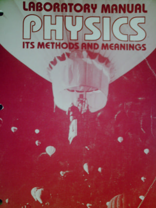 (image for) Physics Its Methods and Meanings 5th Edition Lab Manual (P)