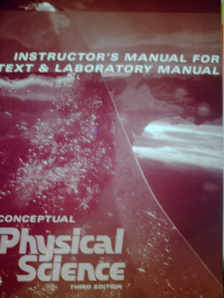 (image for) Conceptual Physical Science 3rd Ed Instructor's Manual (TE)(P)