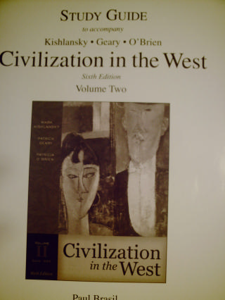 (image for) Civilization in the West 6e Vol 2 Study Guide (P) by Brasil