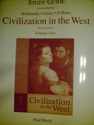 (image for) Civilization in the West 6e Vol 1 Study Guide (P) by Brasil