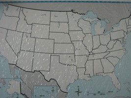 (image for) Desk Map California/USA 10-Packs (Pk)