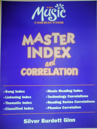 (image for) Music Connection Master Index & Correlation (P)