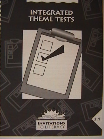(image for) HM INVITATIONS TO LITERACY INTEGRATED THEME TESTS LV 2.1 (P)