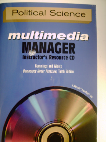 (image for) Multimedia Manager for Democracy Under Pressure 10th Ed (P)(CD)