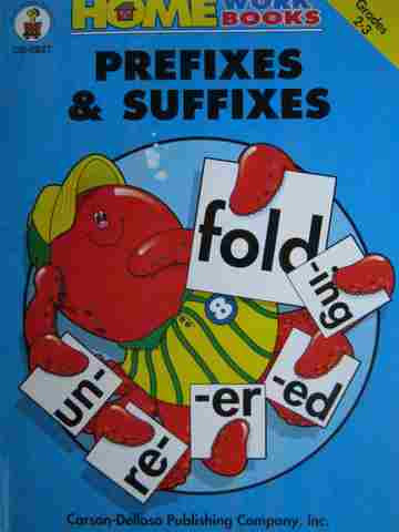 (image for) Home Workbooks Prefixes & Suffixes Grades 2-3 (P)