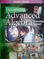 (image for) Discovering Advanced Algebra Solutions Manual (P)