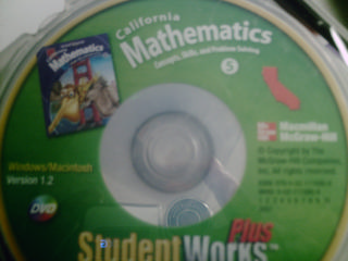 (image for) California Mathematics 5 StudentWorks Plus (CA)(DVD)