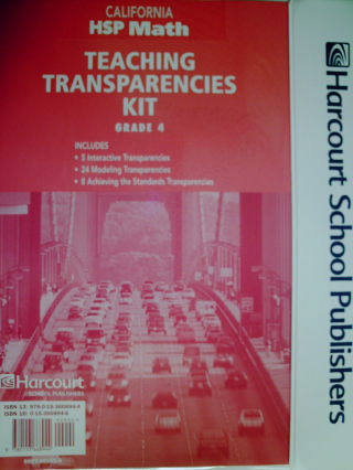 (image for) California HSP Math 4 Teaching Transparencies Kit (Binder)