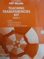 (image for) California HSP Math Grade 5 Teaching Transparencies Kit (Binder)