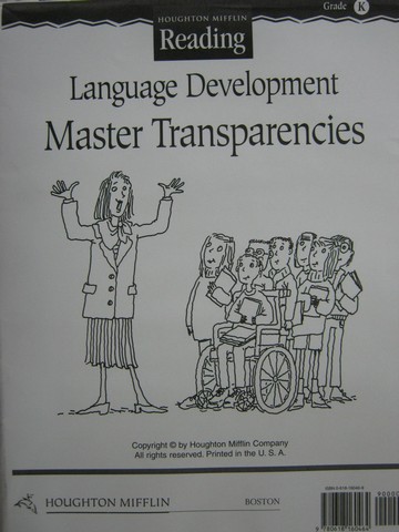(image for) HM Reading K Language Development Master Transparencies (Pk)