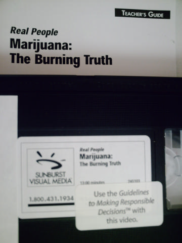 (image for) Health & Wellness 7-12 Real People Marijuana: The Burning (Pk)