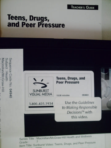 (image for) Health & Wellness Gr 7-12 Teens, Drugs, and Peer Pressure (Pk)