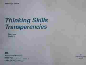 (image for) Writer's Craft 10 Blue Level Thinking Skills Transparencies (Pk)