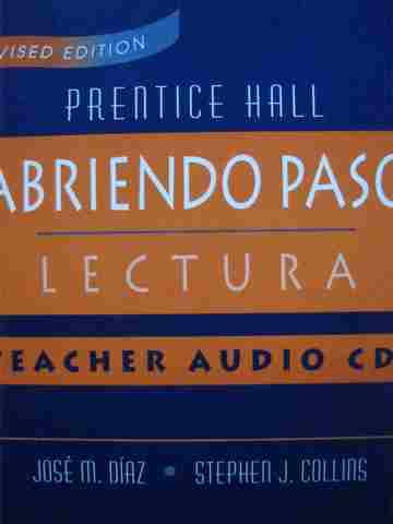 (image for) Abriendo Paso Lectura Revised Edition Teacher Audio CDs (TE)(CD) by Diaz,