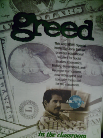 ABC News Special Stossel in the Classroom Greed (Pk)