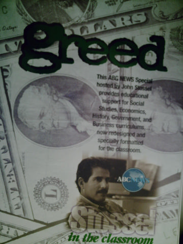 (image for) ABC News Special Stossel in the Classroom Greed (Pk)