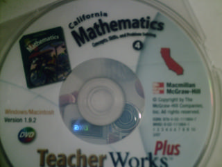 (image for) California Mathematics 4 TeacherWorks Plus (CA)(TE)(DVD)