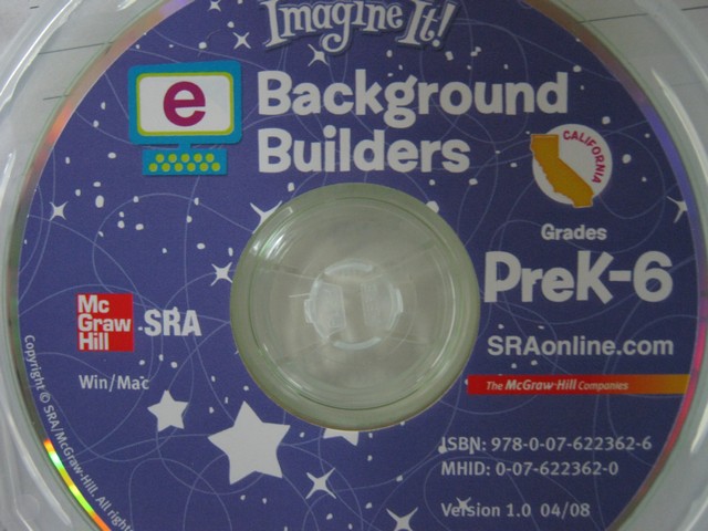 (image for) SRA Imagine It! PreK-6 eBackground Builders Version 1.0 (CA)(CD)