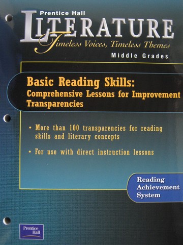 (image for) Literature Middle Grades Basic Reading Skills (P)