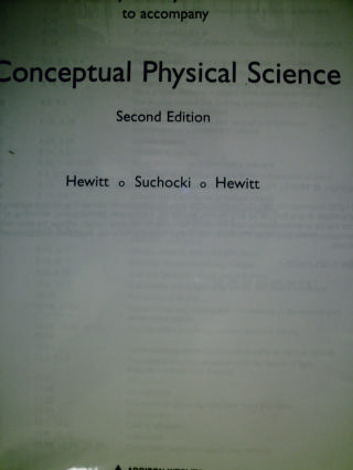 (image for) Conceptual Physics 2nd Ed Transparency Acetates (Pk)