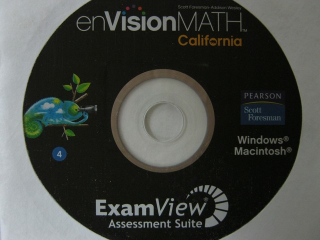 (image for) enVision Math California 4 ExamView Assessment Suite (CA)(CD)