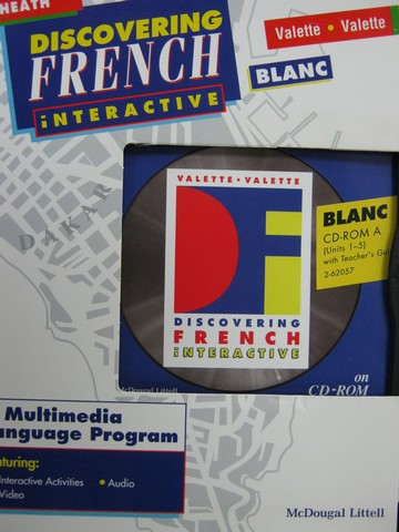 (image for) Discovering French Blanc Interactive CD-ROM A (CD) by Valette,