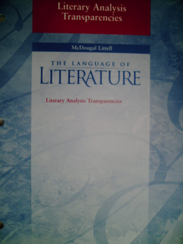 (image for) Language of Literature 10 Literary Analysis Transparencies (P)