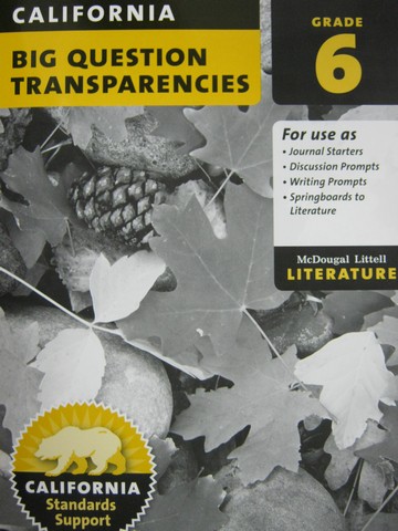 (image for) ML Literature 6 Big Question Transparencies (CA)(P)