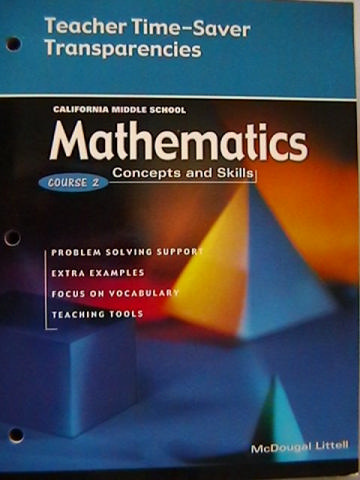 (image for) ML Californis MS Mathematics Course 2 Teacher Time-Saver (P)