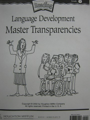 (image for) Reading 3 Language Development Master Transparencies (Pk)
