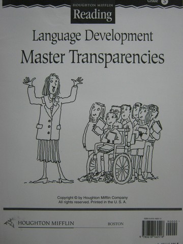 (image for) HM Reading 5 Language Development Master Transparencies (Pk)