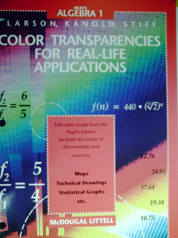 (image for) Heath Algebra 1 An Integrated Approach Color Transparencies (P)