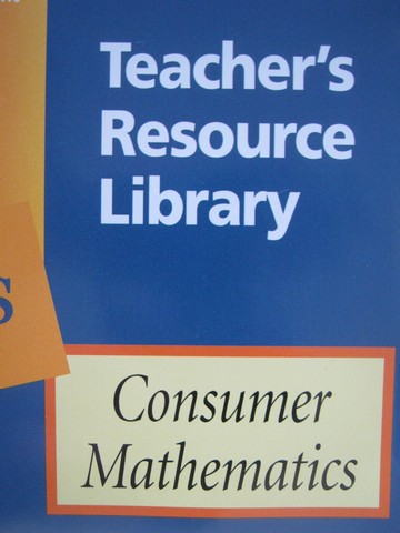 (image for) AGS Consumer Mathematics Teacher's Resource Library (TE)(CD)