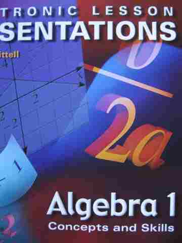 (image for) Algebra 1 Concepts & Skills Electronic Lesson Presentations (CD)