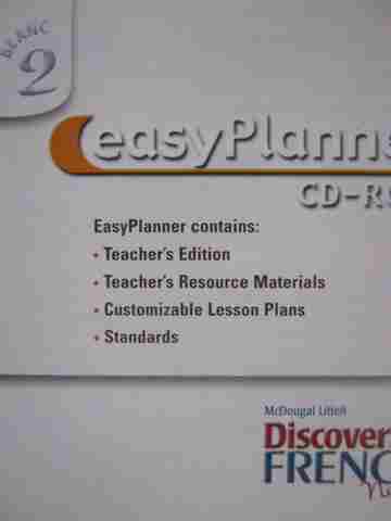(image for) Discovering French Nouveau! Blanc 2 EasyPlanner (TE)(CD)