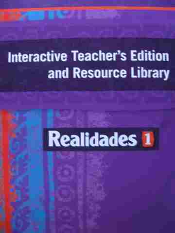 (image for) Realidades 1 Digital Edition Interactive Teacher's Edition & Resource Library (TE)(2-DVD Set)
