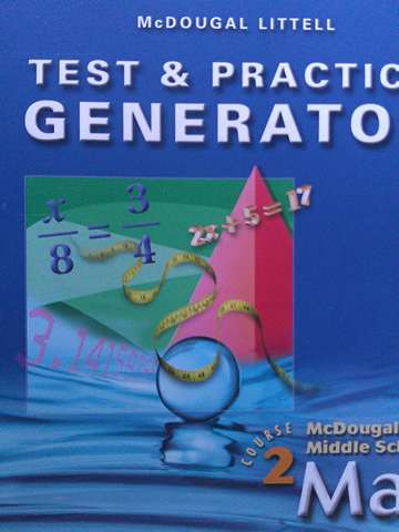 (image for) ML Middle School Math Course 2 Test & Practice Generator (CD)