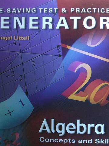 (image for) Algebra 1 Concepts & Skills Time-Saving Test & Practice Generator (CD)