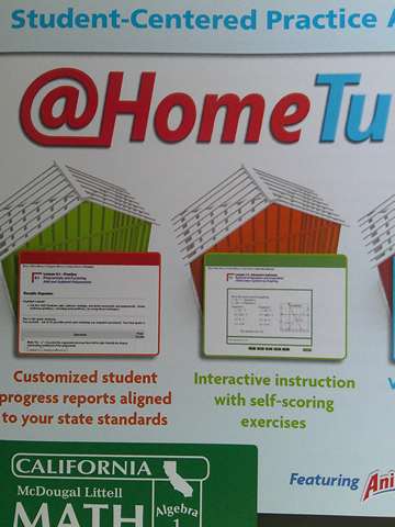 (image for) California Math Algebra 1 HomeTutor (CA)(CD)
