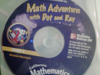 (image for) California Mathematics Grade K Math Adventures With Dot (CD)
