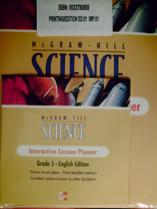 (image for) McGraw-Hill Science 5 Interactive Lesson Planner (PK)
