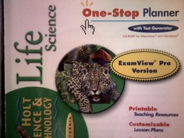 (image for) Holt Life Science One-Stop Planner with Test Generator (CA)(CD)
