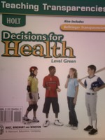 (image for) Decisions for Health Green Teaching Transparencies (Binder)